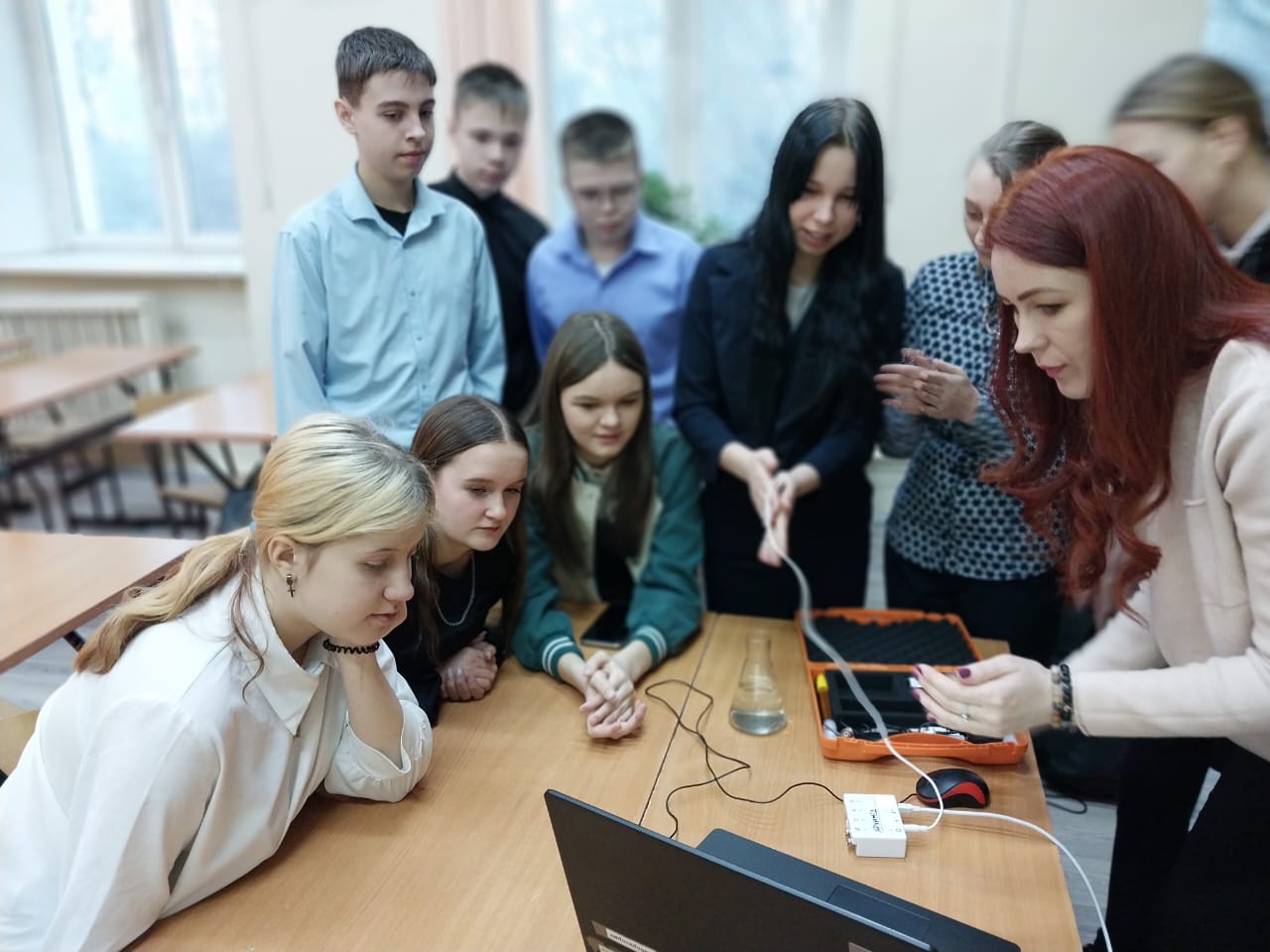 «Измерение температуры остывающей воды».